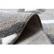 Carpet MAROC P651 Diamonds grey / white Fringe Berber Moroccan shaggy