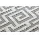 Covor ANTIKA 24 tek, flori, frunze modern, lavabil - teracotă