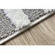 Covor ANTIKA 24 tek, flori, frunze modern, lavabil - teracotă