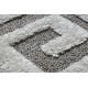 ANTIKA alfombra 24 tek, moderno flores, hojas lavable - terracota