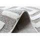 ANTIKA alfombra 24 tek, moderno flores, hojas lavable - terracota