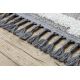 ANTIKA alfombra 24 tek, moderno flores, hojas lavable - terracota