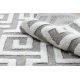 ANTIKA alfombra 24 tek, moderno flores, hojas lavable - terracota