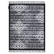 Carpet MAROC P658 Snowflakes black / grey Fringe Berber Moroccan shaggy