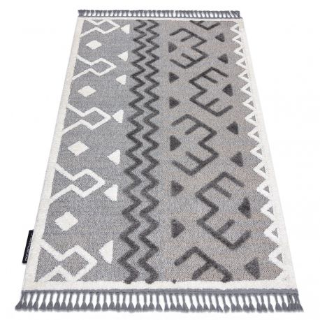 Covor ANTIKA 118 tek, aztec modern, lavabil - gri