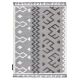 ANTIKA alfombra 118 tek, azteca, lavable - gris 