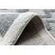 ANTIKA alfombra 118 tek, azteca, lavable - gris 