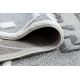 ANTIKA alfombra 118 tek, azteca, lavable - gris 