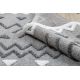 Carpet MAROC P659 Aztec, Ethnic grey Fringe Berber Moroccan shaggy