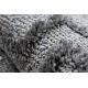 ANTIKA alfombra 118 tek, azteca, lavable - gris 