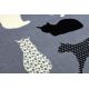 Alfombra BCF FLASH Cats 3996 - Gatos, gatitos gris