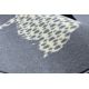 Alfombra BCF FLASH Cats 3996 - Gatos, gatitos gris