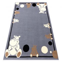 Teppich rund EXCELLENCE Hellbraun 222 eben, Melange