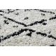 Carpet, Runner BERBER TETUAN B751 zigzag cream - for the kitchen, corridor & hallway