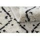 Carpet, Runner BERBER TETUAN B751 zigzag cream - for the kitchen, corridor & hallway