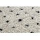 Szőnyeg, Futó szőnyegek BERBER SYLA B752 pontok krém - a konyhához és a folyosóra