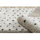 Carpet, runner BERBER SYLA B752 dots cream - for the kitchen, corridor & hallway