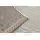 CARPET SIZAL FLOORLUX 20580 plain, flat, one colour - champagne / taupe