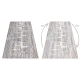 Carpet OPERA 0W9774 C90 54 Abstraction - structural two levels of fleece grey / ivory 