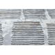 Teppich OPERA 0W9774 C90 54 Abstraktion - Strukturell zwei Ebenen aus Vlies grau / elfenbein 