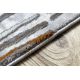 Teppich OPERA 0W9774 C90 54 Abstraktion - Strukturell zwei Ebenen aus Vlies grau / elfenbein 