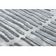 Teppich OPERA 0W9774 C90 54 Abstraktion - Strukturell zwei Ebenen aus Vlies grau / elfenbein 