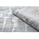 Teppich OPERA 0W9774 C90 54 Abstraktion - Strukturell zwei Ebenen aus Vlies grau / elfenbein 