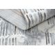 Teppich OPERA 0W9774 C90 54 Abstraktion - Strukturell zwei Ebenen aus Vlies grau / elfenbein 