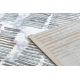 Teppich OPERA 0W9774 C90 54 Abstraktion - Strukturell zwei Ebenen aus Vlies grau / elfenbein 