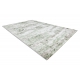 Modern carpet TULS structural, fringe 51326 Geometric, mosaic ivory / blue