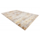 Modern carpet TULS structural, fringe 51324 Vintage, frame ivory / grey 