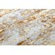 Modern carpet TULS structural, fringe 51324 Vintage, frame ivory / grey 