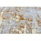 Modern carpet TULS structural, fringe 51324 Vintage, frame ivory / grey 