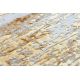 Modern carpet TULS structural, fringe 51324 Vintage, frame ivory / grey 