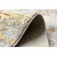 Modern carpet TULS structural, fringe 51324 Vintage, frame ivory / grey 