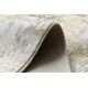 Moderní koberec TULS strukturální, střapce 51320 Mramor slonová kost / modrý