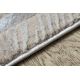 Alfombra TULS estructural, franjas 51325 mezcla marfil / gris 