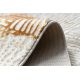 Carpet BCF Morad FELIKS Leaves, frame classic - brown 