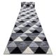 Löpare BCF BASE 3986 Geometric trianglar geometrisk grå