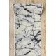 Löpare BCF BASE Stone 3988 sten, marmor kräm / grå