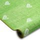 Montert teppe for barn HJERTES Jeans, årgang barnas - grønn