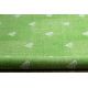 Montert teppe for barn HJERTES Jeans, årgang barnas - grønn