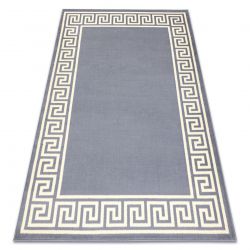 Koberec BCF BASE Greek 3991 Grécky vzor rámu, sivá / slonová kosť