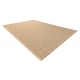 Fonott sizal floorlux szőnyeg 20580 egyszerű, egyszínű - természetes / kávé