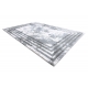 Teppich ACRYL VALS 01553A C53 74 Rahmen Marmor grau / elfenbein