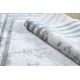 Teppe akryl VALS 01553A C53 74 Ramme marmor grå / elfenben