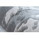 Koberec AKRYL VALS 01553A C53 74 vzor rámu mramor šedá / slonová kost