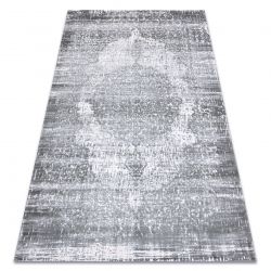 Teppich rund EXCELLENCE schwarz 141 eben, Melange