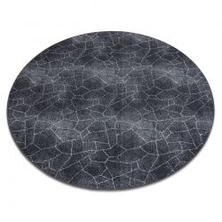 Kulatý koberec STONE kámen šedá
