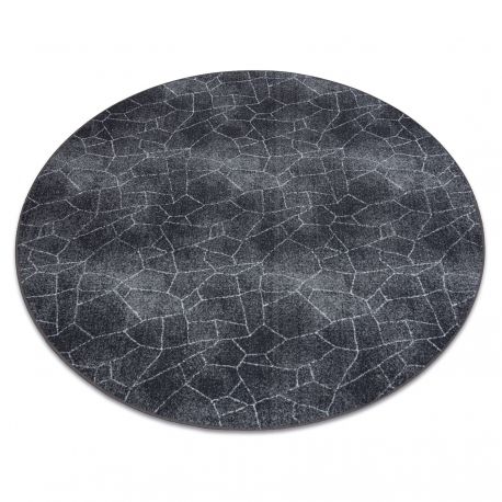 Okrúhly koberec STONE kameň sivá